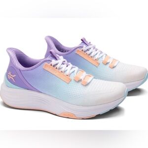 Kuru Flex slip on Sneakers 
Size 6.5
Purple and Cream 
Like NEW